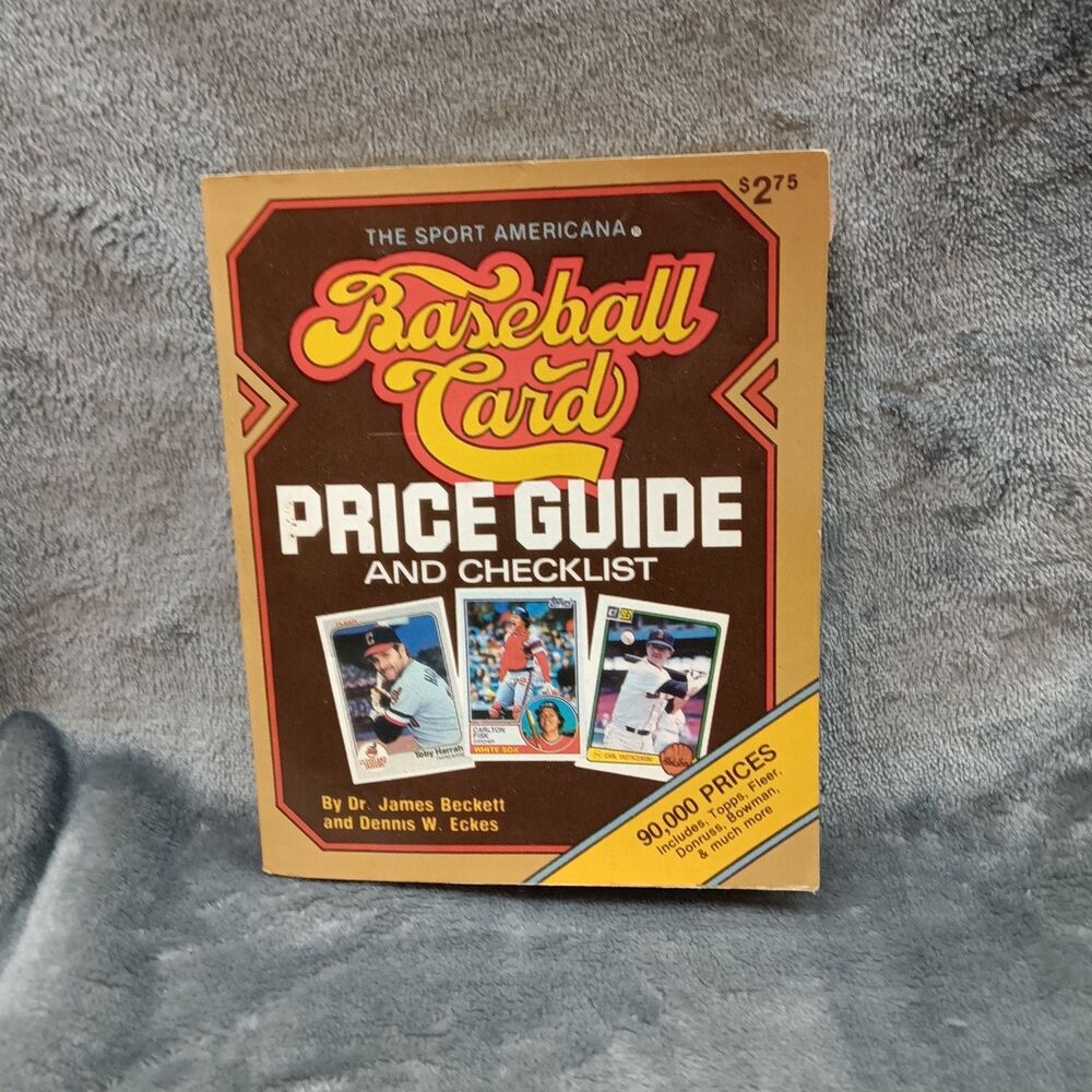 Baseball Card Price Guide & Checklist Beckett Eckes 1983 Sport Americana